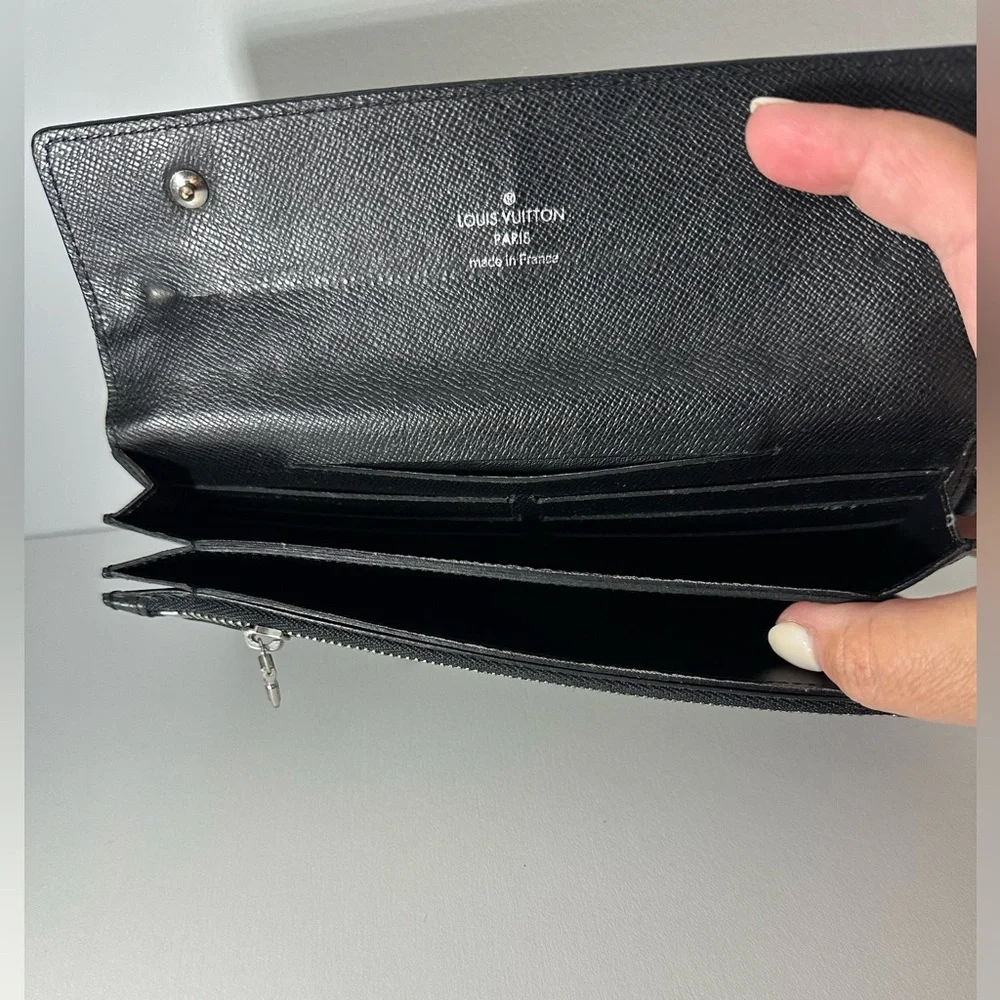 LOUIS VUITTON Portefeuille Accordion Wallet - Black - Picture 3 of 7